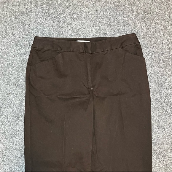 Talbots Heritage Pants Women Size 4 Brown Straight Leg Career - Picture 2 of 9